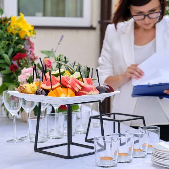 Las frutas se toman el catering de los eventos